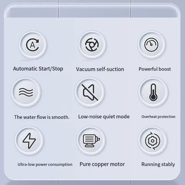 Pompe de surpression à membrane électrique 12V/24V DC