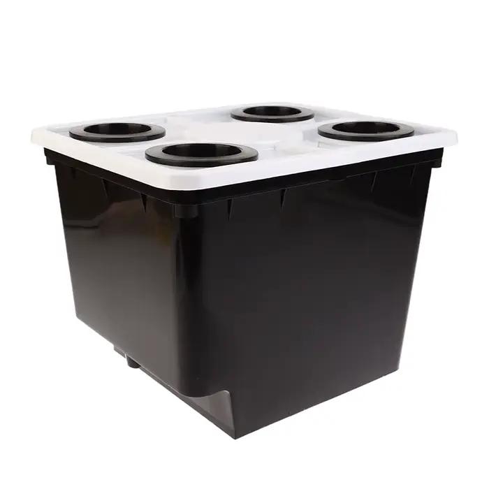 Seau de système hydroponique avec coudes de Siphon