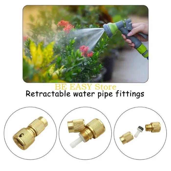 Adaptateur réparation tuyau d'eau extensible E28F