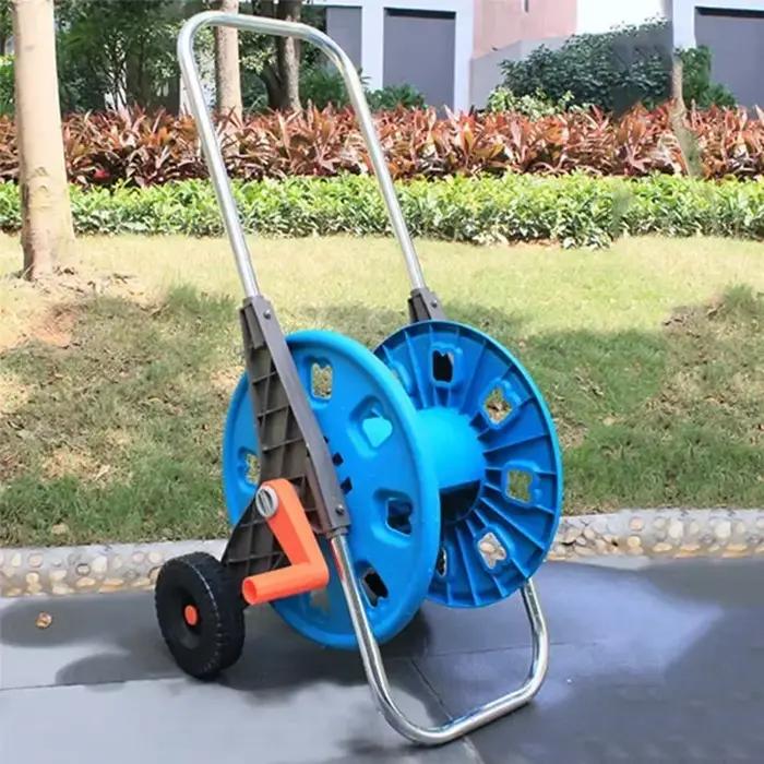 Chariot de dévidoir de tuyau d'arrosage portable
