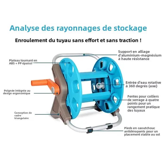 Support de rangement pour tuyau d'arrosage