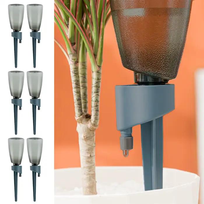 6 pièces Kit d'irrigation automatique pour plantes avec bouteille