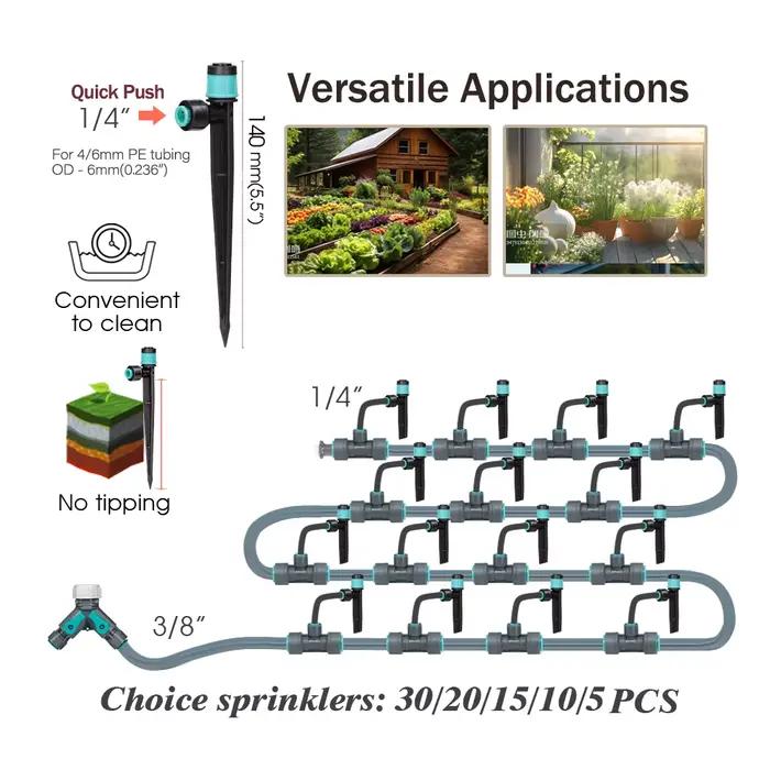 Système d'arrosage d'irrigation de jardin barboteur 3/8 "