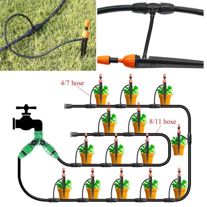 Tuyau d'arrosage du jardin en PVC