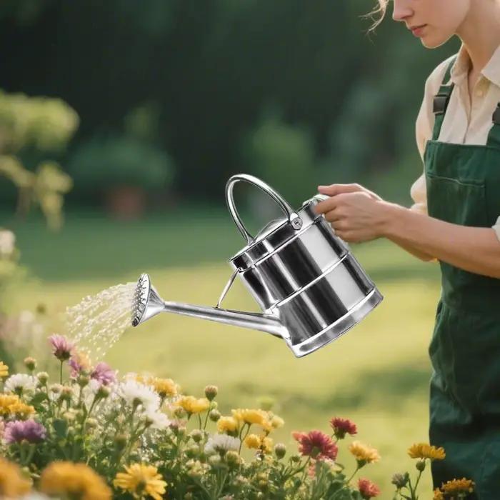 Arrosoir de jardin moderne avec deux poignées