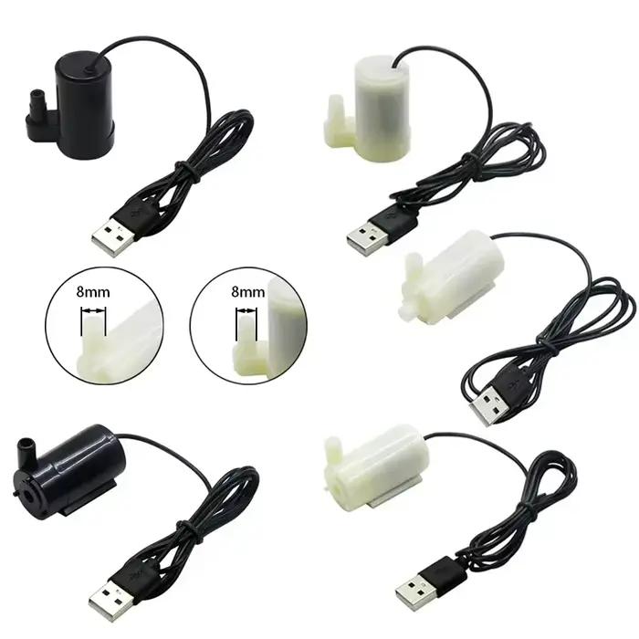Mini pompe submersible ultra silencieuse DC 5V USB pour aquariums, fontaines, cascades et systèmes hydroponiques occasions spéciales