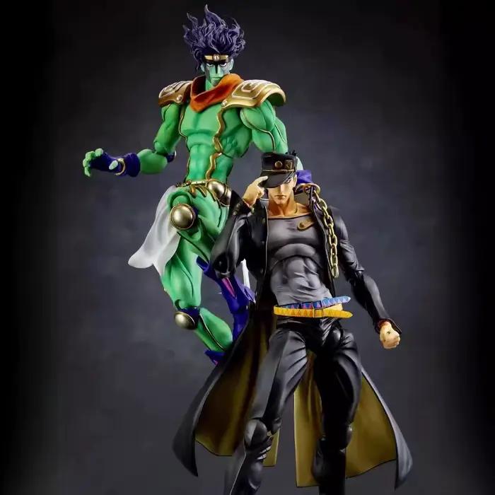 Jojo'S Bizarre Adventure – figurine d'action Anime, 25cm, Kujo Jotaro et étoile platine, à collectionner, ornements, cadeaux