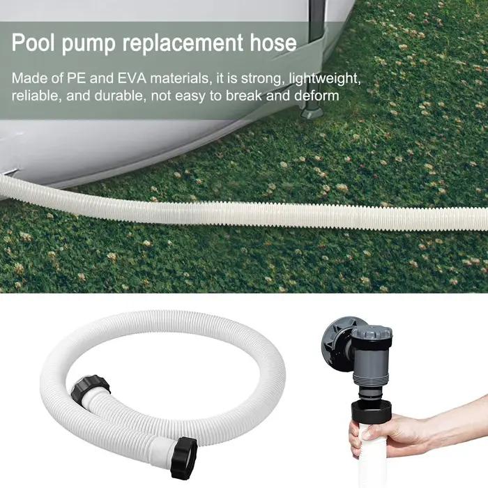 Tuyau de pompe à piscine robuste et flexible à connexion rapide pour l'entretien et le nettoyage des piscines et des spas