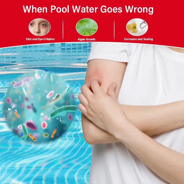 YAGO testeur d'eau de piscine numérique chlore pH ORP mètre