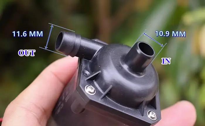 Pompe à eau submersible silencieuse à impulsion centrifuge sans balais DC 18V 20V 24V 432L/H Micro