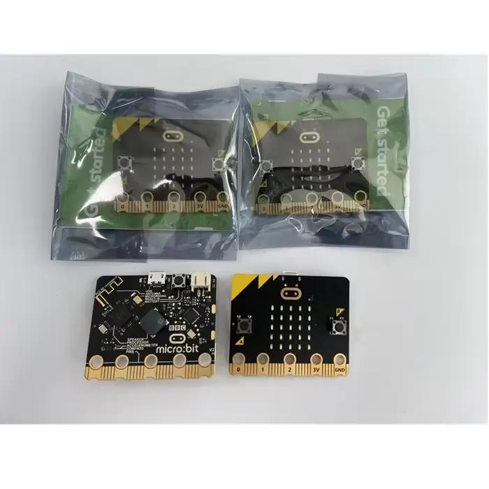 BBC Micro:Bit V2.22 Ensemble complet avec processeur amélioré, haut-parleur intégré et microphone avec logo tactile MicroBit