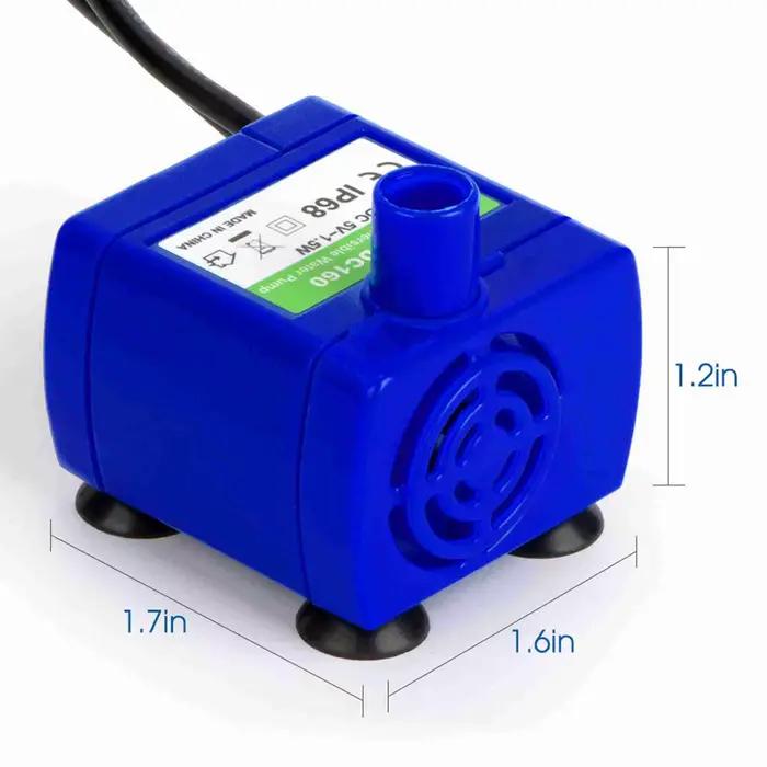 SubSN-Pompe à eau pour fontaine pour animaux de compagnie avec câble d'alimentation de 5