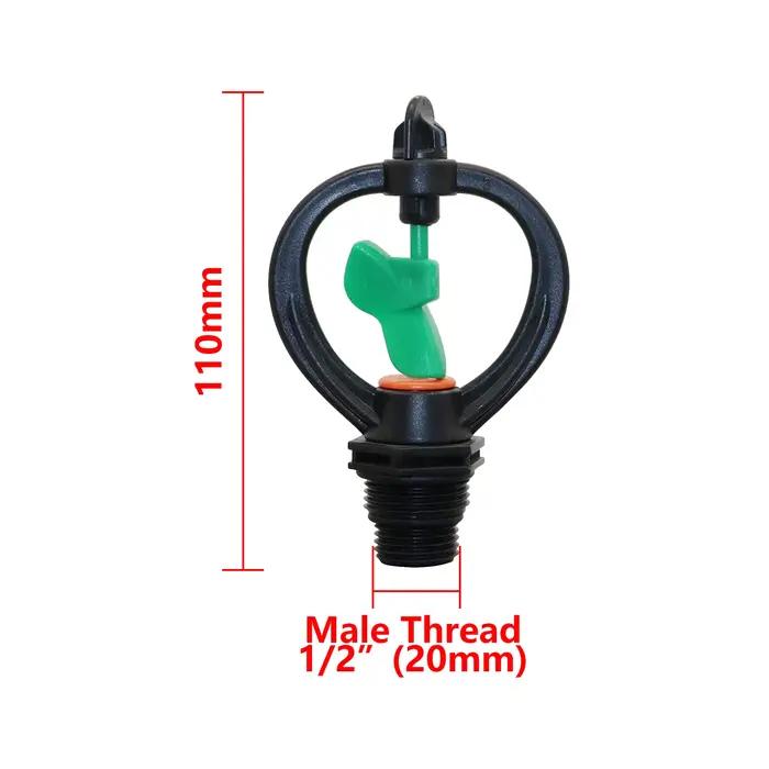 Buse rotative papillon 360 ° Arroseur pluvieux jardin Agriculture Irrigation pelouse parterre de fleurs arrosage de