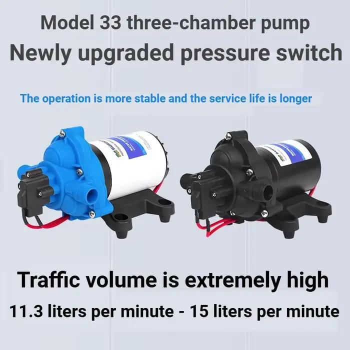 Pompe de surpression à membrane électrique 12V/24V DC