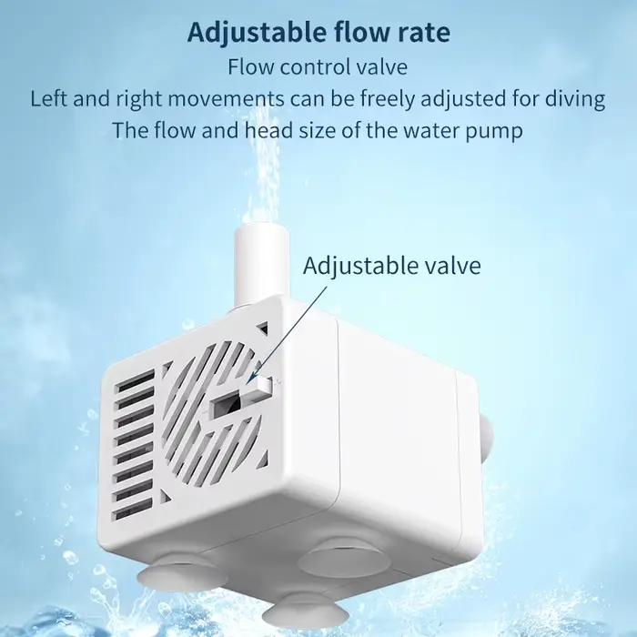 Pompe submersible DC, mini pompe à eau pour fontaine