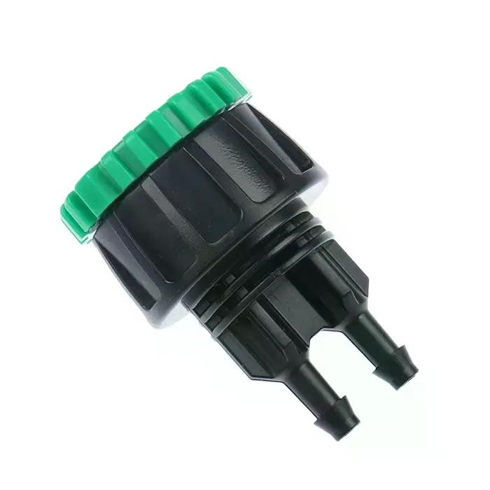 Connecteur d'eau de jardin en plastique 1/4" à 1/2" 3/4" femelle connecteur Y adaptateur de tuyau d'irrigation pour usage durable et facile à utiliser occasions de jardinage