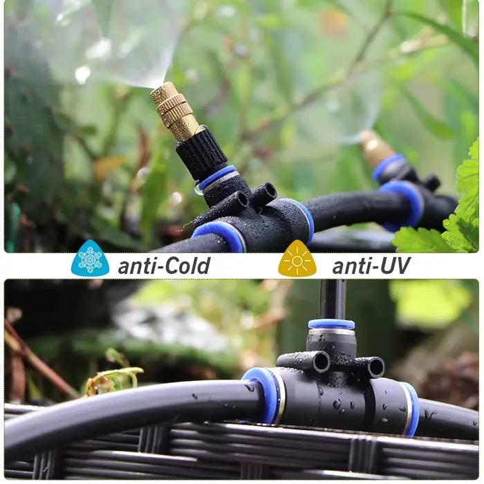 Tuyau d'arrosage de jardin 10M/20M/30M/50M 4/6mm 5/8mm 9/12mm 12/16mm pour système d'irrigation goutte