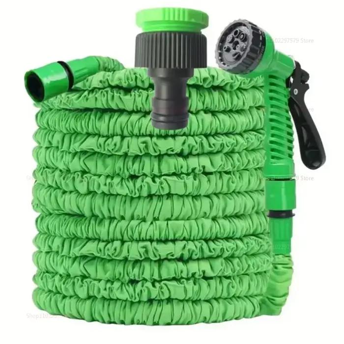 Tuyau magique rétractable avec pistolet à eau haute pression