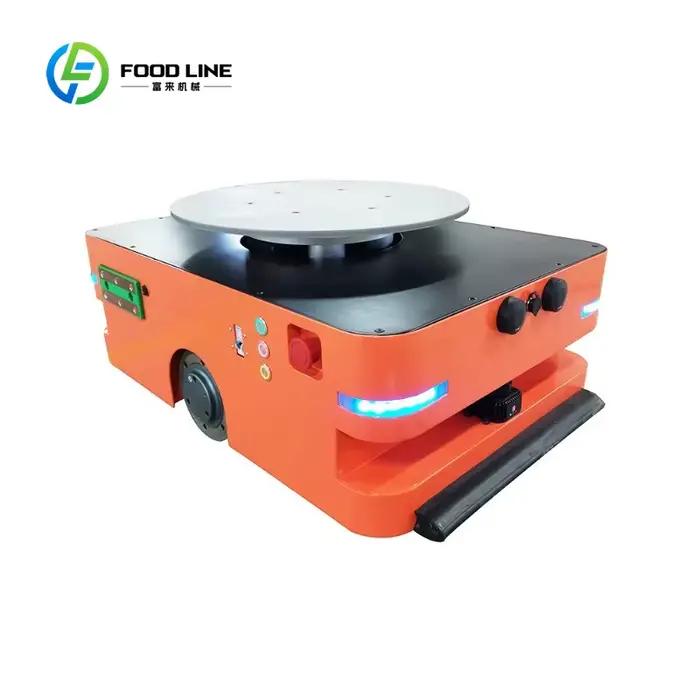 Robot de livraison mobile intelligent à châssis autonome personnalisé avec système AGV pour le transport et la logistique en entrepôt