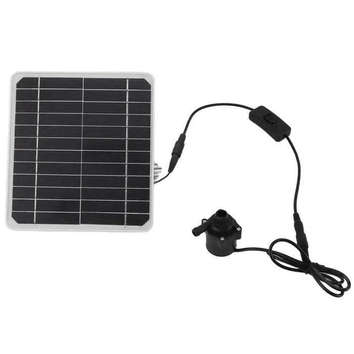 Kit de pompe à eau solaire 50W avec stockage de batterie pour un fonctionnement 24h/24 et 7j/7