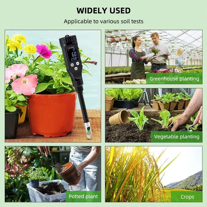 Testeur de sol intelligent PH 0.0 ~ 14.0pH
