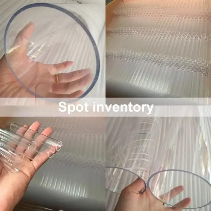 Tube en polycarbonate PC, plastique haute transparence, tube rigide creux rond, diamètre extérieur 12 15 16 18 20 22 25 26 30 32 35 40 42 45 48 50