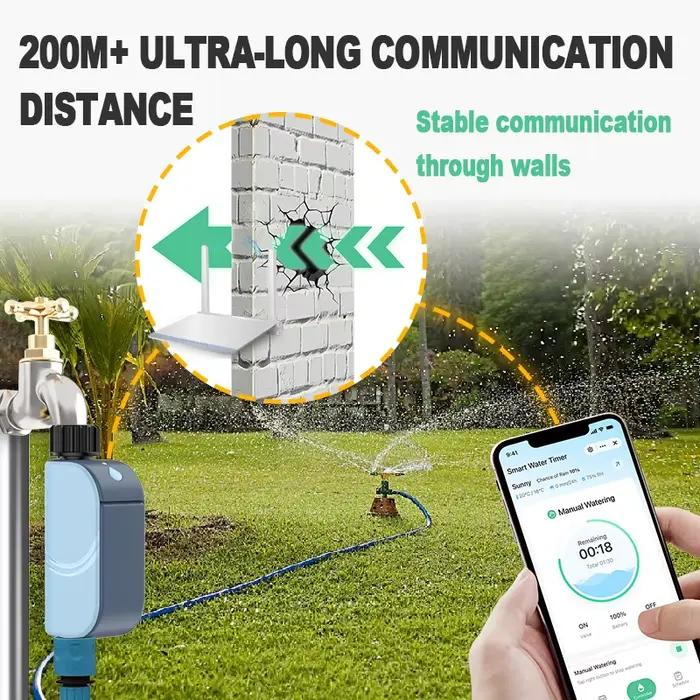 Minuterie d'arrosage de jardin intelligente WIFI