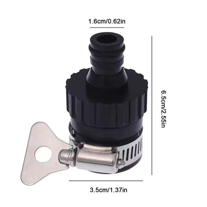 Adaptateur de Cuisine en Métal, Connecteur de Tuyau, Allergiques Rapides