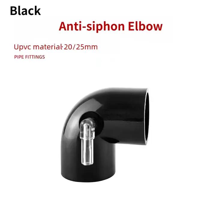 Coude anti-siphon pour aquarium