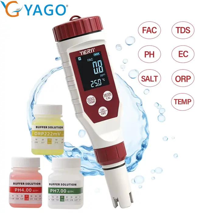 YAGO testeur d'eau de piscine numérique chlore pH ORP mètre