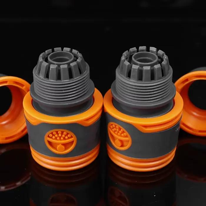 Adaptateur de tuyau d'arrosage 1/2" 3/4" Raccords rapides doubles