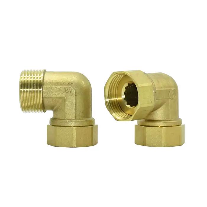 Connecteur de filetage mâle femelle en laiton G1/2 G3/4 G1
