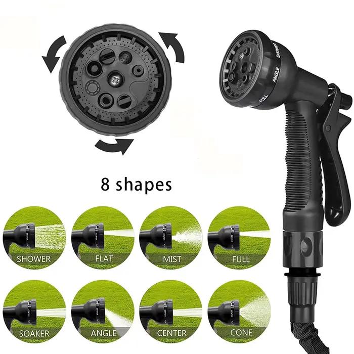 Tuyau d'arrosage extensible pour jardin, flexible et résistant, multi-longueur, multi-couleurs, idéal pour l'arrosage, lavage de voiture et nettoyage de terrasse