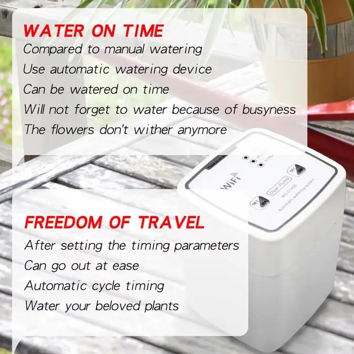 Analyste d'arrosage automatique WiFi pour plantes de jardin