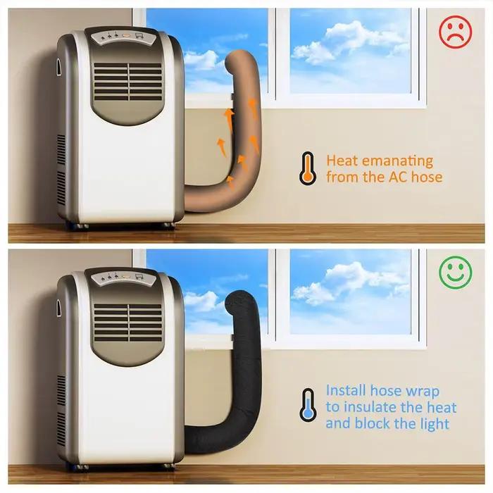 Housse isolante pour tuyau d'évacuation de climatiseur