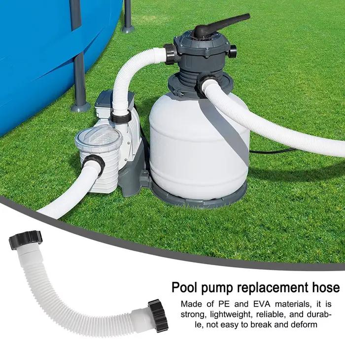 Tuyau de pompe à piscine robuste et flexible à connexion rapide pour l'entretien et le nettoyage des piscines et des spas