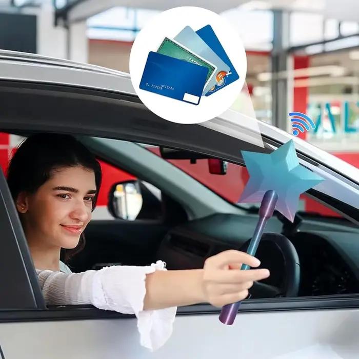 Carte de crédit connectée, Carte à paiement sans contact, Carte à paiement 3D imprimée, Porte-carte de paiement sans contact, Carte de crédit connectée Tap-to-Pay