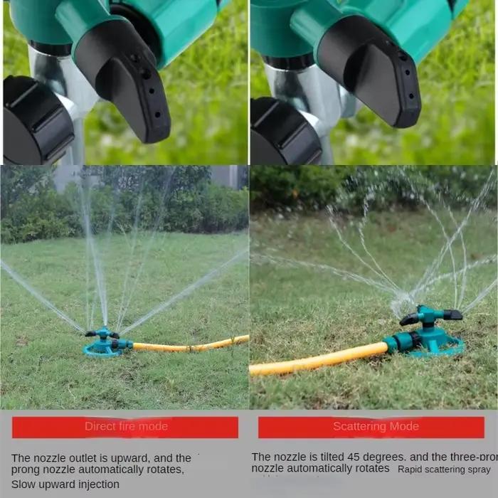 Arroseur de jardin 360 ° Système d'arrosage à Rotation automatique