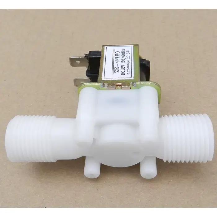 Vanne solénoïde en plastique 1/2 pouce 12V 24V 220V