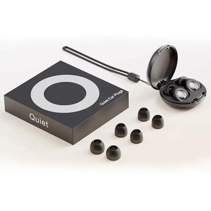 Bouchons d'oreilles en Silicone pour le sommeil, suppression du bruit, insonorisés, réduit les disturbances, bouchons d'oreilles à boucle de qualité