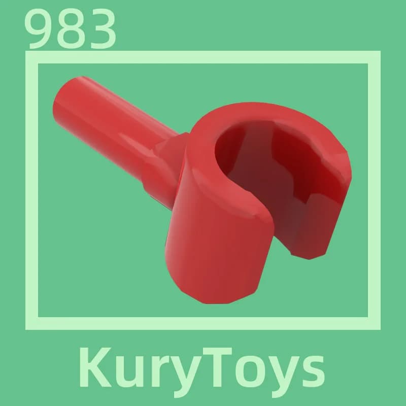 Kury Toys DIY MOC pour 983 # Pièces de blocs de construction pour main de partie de corps, 10 pièces