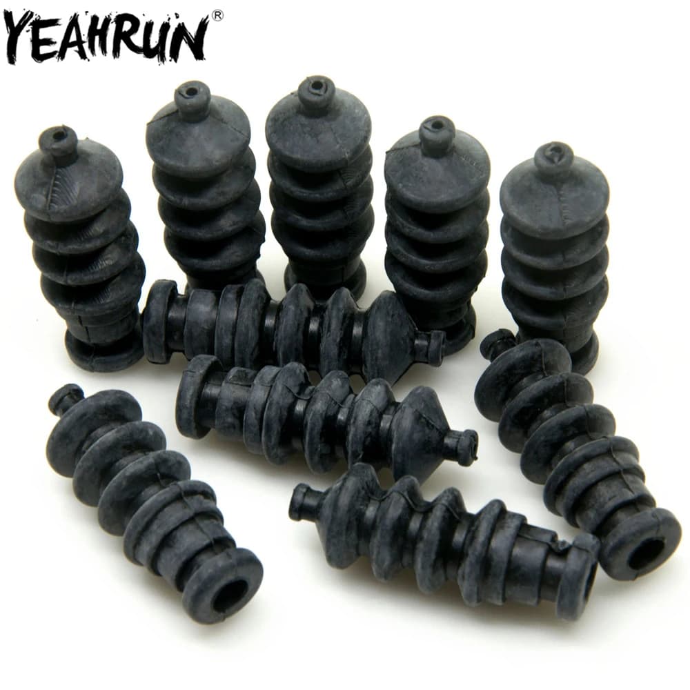 YEAHRUN 5/10/20 pièces L37mm soufflet en caoutchouc boîte Radio joints pour modèle RC bateau Servo t