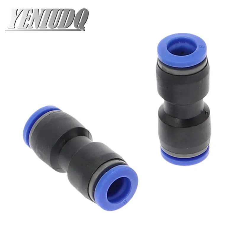 PU "PUG 4 6 8 10 12 14 16 MM OD tuyau droit raccord enfichable pneumatique poussée pour connecter l'