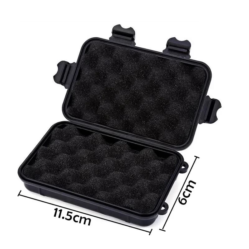 Boîte de survie scellée étanche en plastique, taille S/L/XXL, conteneur de Camping, boîte de rangeme