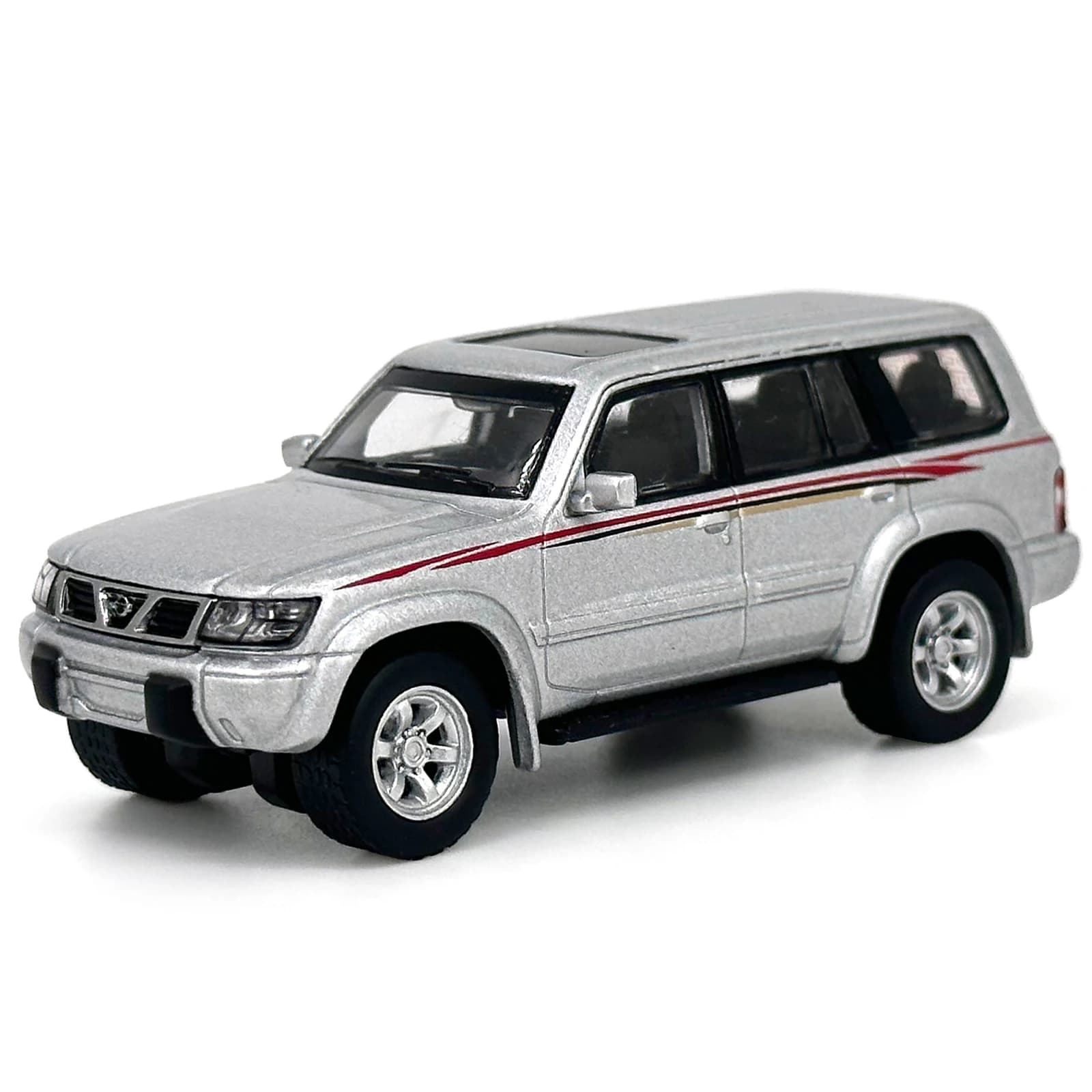 Nissan Patrol 1998 Y61, échelle 1:64, modèle de voiture 1:64 en métal moulé sous pression, Miniature
