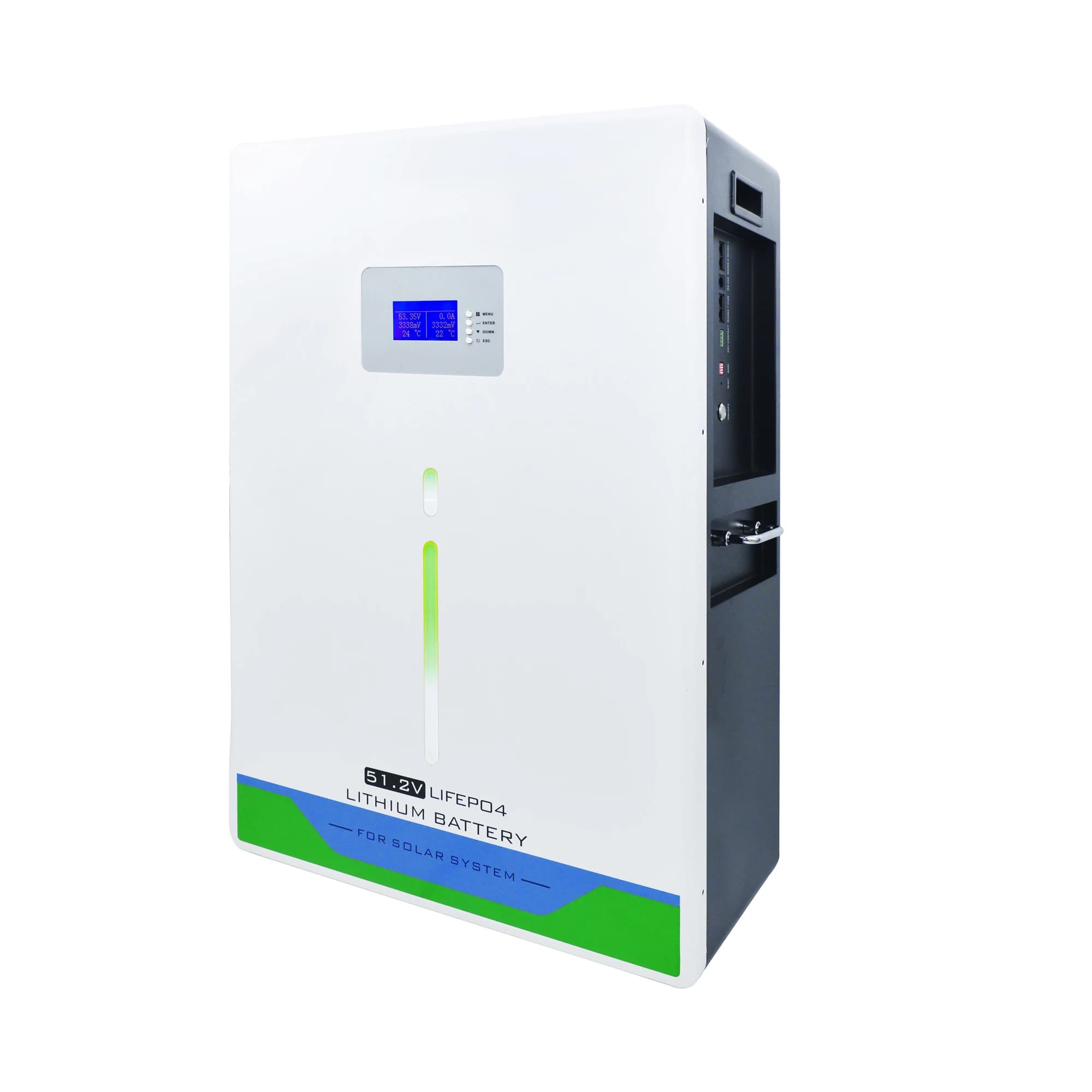 Système solaire de batterie de stockage d'énergie de batterie au lithium d'inverseur solaire 51.2V 1
