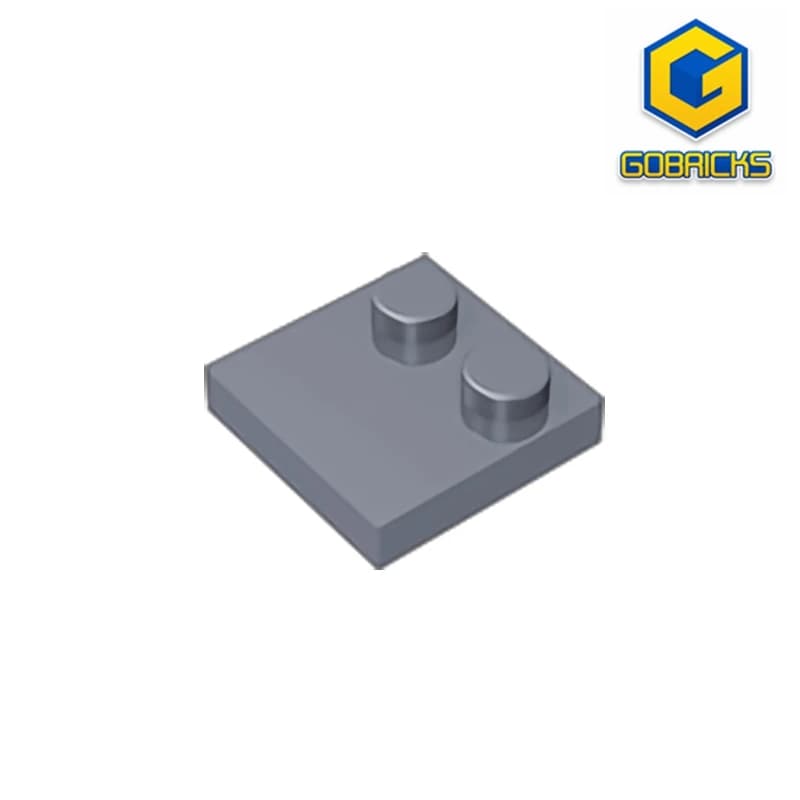 Gobricks GDS-1483 Tuile, modifiée 2 x 2 avec goujons sur bord compatible avec lego 33909 pièces de j