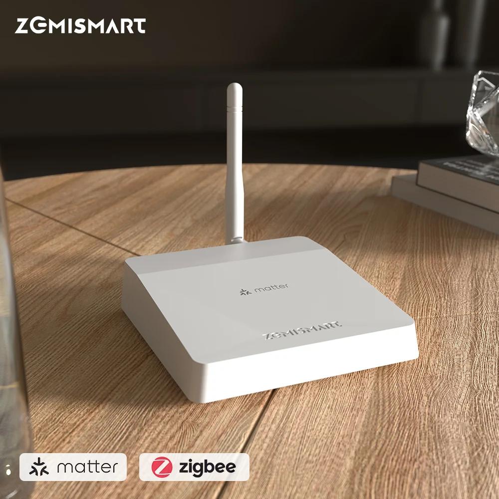 Zemismart Matter Zigbee passerelle avec antenne pont Hub pour maison intelligente fonctionne avec l'