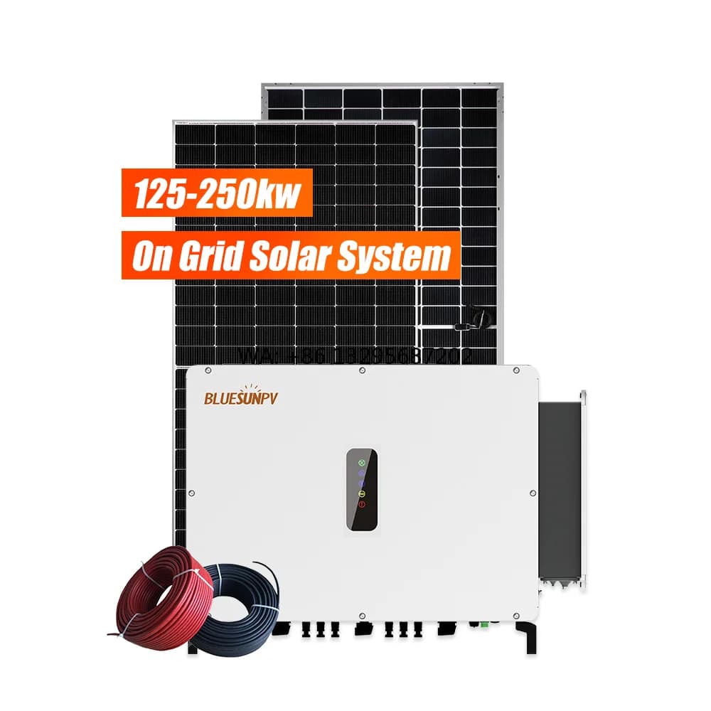 Système solaire résidentiel de 10 kVA, système solaire hors réseau de 30 kW, 50 kW, 100 kW, 250 kW, 