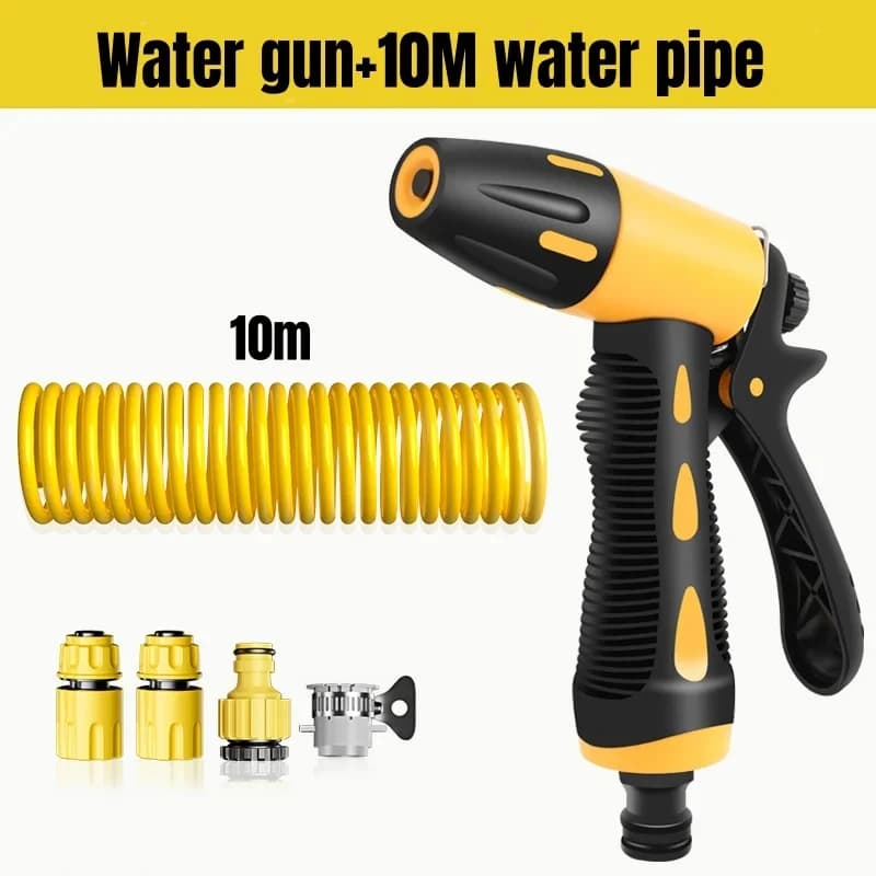 Tuyau d'eau télescopique avec buse haute pression, ensemble d'outils de lavage de voiture, tuyau d'e